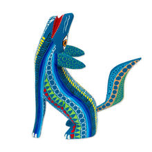 Load image into Gallery viewer, Handcrafted Copal Wood Alebrije Coyote Figurine - Coyote Charm | NOVICA
