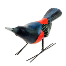 Load image into Gallery viewer, Ceramic Figurine of an Orchard Oriole Bird from Guatemala - Orchard Oriole | NOVICA
