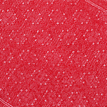 Load image into Gallery viewer, Handwoven Cotton Table Runner in Chili from Mexico - Chili Geometry | NOVICA
