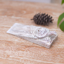 Load image into Gallery viewer, Distressed Baby Turtle Suar Wood Door Stopper from Bali - Distressed Baby Turtle | NOVICA
