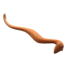 Load image into Gallery viewer, Suar Wood Gecko Back Scratcher from Bali - Gecko Helper | NOVICA

