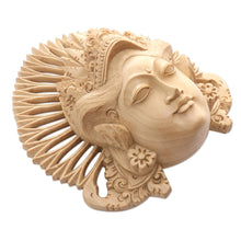 Load image into Gallery viewer, Hand-Carved Wood Mask of a Janger Dancer from Indonesia - Beautiful Janger | NOVICA
