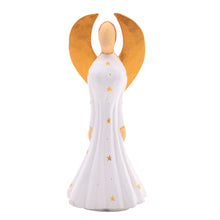 Load image into Gallery viewer, Handcrafted Albesia Wood Angel Statuette from Bali - Angel Wonder | NOVICA

