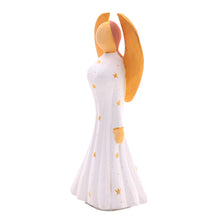 Load image into Gallery viewer, Handcrafted Albesia Wood Angel Statuette from Bali - Angel Wonder | NOVICA
