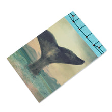 Load image into Gallery viewer, Whale-Themed Paper Journal from Costa Rica (8.5 inch) - Beauty of the Ocean | NOVICA
