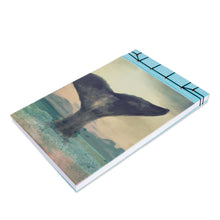 Load image into Gallery viewer, Whale-Themed Paper Journal from Costa Rica (8.5 inch) - Beauty of the Ocean | NOVICA
