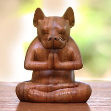 Load image into Gallery viewer, Yoga Boston Terrier in Brown
