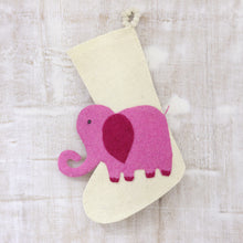 Load image into Gallery viewer, Holiday Elephant in Pink
