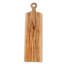 Load image into Gallery viewer, Handmade Teak Wood Cutting Board from Guatemala (20 in.) - Perfect Pairings | NOVICA
