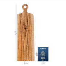 Load image into Gallery viewer, Handmade Teak Wood Cutting Board from Guatemala (20 in.) - Perfect Pairings | NOVICA
