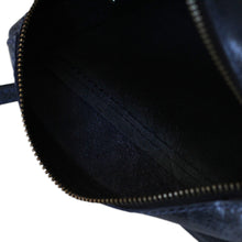 Load image into Gallery viewer, Handmade Leather Sling in Navy from Mexico - Pretty Companion in Navy | NOVICA
