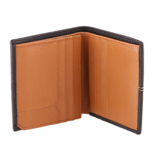 Load image into Gallery viewer, Handcrafted Black Leather Wallet from India - Dotted Road | NOVICA
