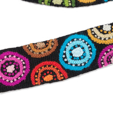 Load image into Gallery viewer, Multicolored Embroidered Wool Belt from Peru - Andean Multicolor | NOVICA
