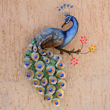 Load image into Gallery viewer, Peacock and Flowers
