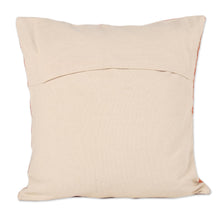 Load image into Gallery viewer, Embroidered Handwoven Cotton Cushion Covers (Pair) - Modern Art | NOVICA
