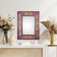 Load image into Gallery viewer, Floral Medallions in Purple
