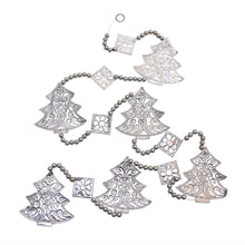 Load image into Gallery viewer, Aluminum Christmas Tree Ornament Garlands (Set of 3) - Christmas Tree Parade | NOVICA
