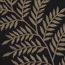 Load image into Gallery viewer, Frond Motif Cotton Shoulder Bag in Sage and Black from India - Beautiful Frond in Sage | NOVICA
