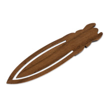 Load image into Gallery viewer, Boruca-Themed Teak Wood Bookmark from Costa Rica - Boruca Mask | NOVICA
