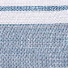 Load image into Gallery viewer, Azure Viscose Shawl with White Borders from India - Cadet Blue Saga | NOVICA
