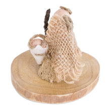 Load image into Gallery viewer, Handmade Natural Fiber Nativity Sculpture from El Salvador - Quaint Nativity | NOVICA
