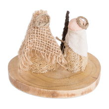 Load image into Gallery viewer, Handmade Natural Fiber Nativity Sculpture from El Salvador - Quaint Nativity | NOVICA
