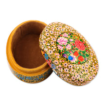 Load image into Gallery viewer, Handmade Papier Mache Decorative Box from India - Kashmir Essence | NOVICA
