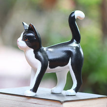 Load image into Gallery viewer, Curious Tuxedo Cat
