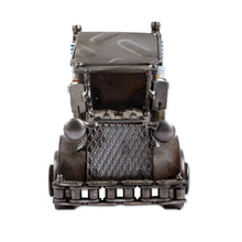 Load image into Gallery viewer, Recycled Auto Parts Tractor Trailer Sculpture - Rustic Semi | NOVICA
