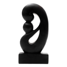 Load image into Gallery viewer, Balinese Wood Sculpture Mother and Child - Boundless Love | NOVICA
