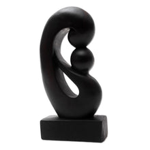 Load image into Gallery viewer, Balinese Wood Sculpture Mother and Child - Boundless Love | NOVICA
