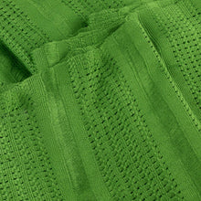 Load image into Gallery viewer, Guatemala Backstrap Handwoven Apple Green Rayon Shawl - Bright Apple Green | NOVICA
