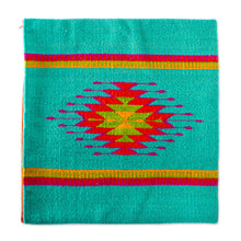 Load image into Gallery viewer, Colorful Wool Hand Loomed Cushion Cover - Oaxacan Sunset | NOVICA
