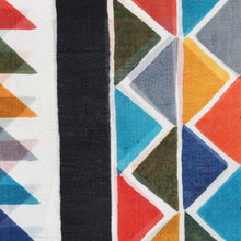 Load image into Gallery viewer, Multicolored Hand Painted Pure Silk Scarf - Hill Reflection | NOVICA
