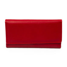 Load image into Gallery viewer, Burgundy Leather Wallet with Coin Pocket - Coporo Burgundy | NOVICA
