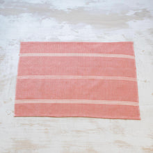 Load image into Gallery viewer, Hand Loomed Honeysuckle Striped Cotton Placemats (Set of 4) - Solola Honeysuckle | NOVICA
