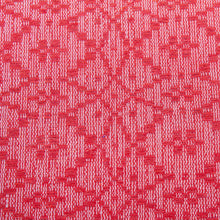 Load image into Gallery viewer, Diamond Pattern Cotton Cushion Cover in Deep Rose - Oaxaca Diamonds in Deep Rose' | NOVICA
