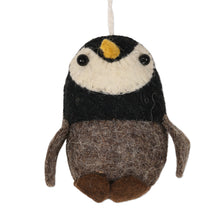 Load image into Gallery viewer, Wool Felt Penguin Ornaments Set of 5 - Penguin Charm | NOVICA
