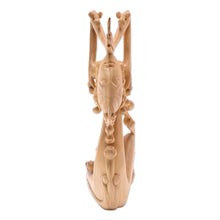 Load image into Gallery viewer, Hand Carved Crocodile Wood Statuette - Acintya | NOVICA
