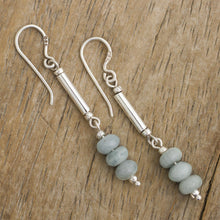 Load image into Gallery viewer, Natural Andean Opal Earrings - Dot and Dash | NOVICA
