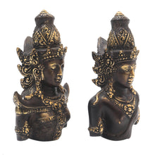 Load image into Gallery viewer, Hand Made Rama and Sita Bronze Sculptures (Pair) - Rama and Sita | NOVICA
