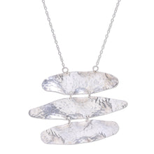 Load image into Gallery viewer, Hand Made Sterling Silver Pendant Necklace - Horizon | NOVICA
