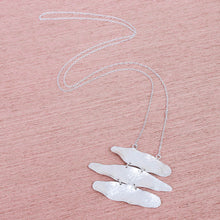 Load image into Gallery viewer, Hand Made Sterling Silver Pendant Necklace - Horizon | NOVICA
