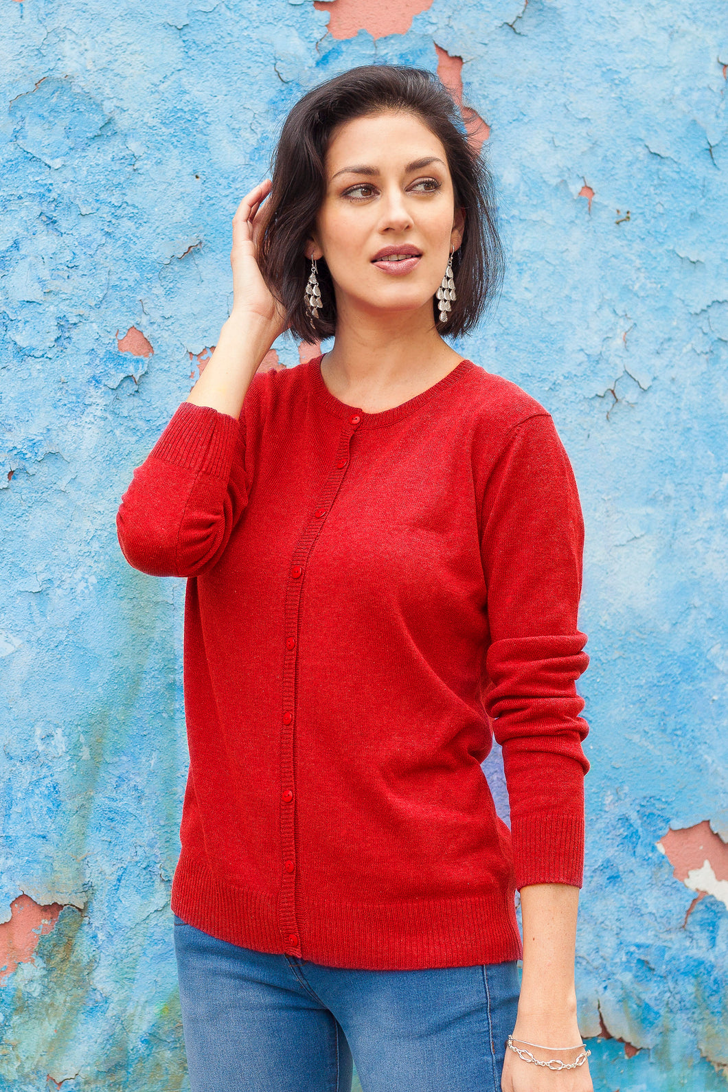 Casual Comfort in Red