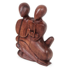 Load image into Gallery viewer, Unique Wood Sculpture from Indonesia - Family Love | NOVICA
