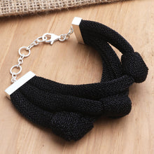 Load image into Gallery viewer, Woven Wristband Bracelet - Love Ties | NOVICA
