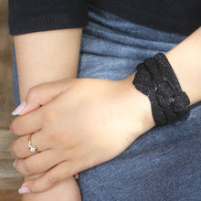 Load image into Gallery viewer, Woven Wristband Bracelet - Love Ties | NOVICA
