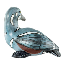 Load image into Gallery viewer, Guatemala Handcrafted Ceramic Harlequin Duck Figurine - Male Harlequin Duck | NOVICA
