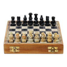 Load image into Gallery viewer, Hand Crafted Soapstone Chess Set - Intellectual Challenge | NOVICA
