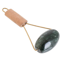 Load image into Gallery viewer, Natural Guatemalan Jade Facial Roller - Beauty Within | NOVICA
